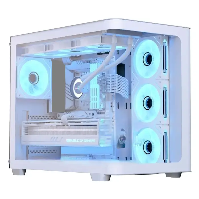 Nova Frost Edge Full White Gaming PC i5-14600KF with RTX 5070, 32GB DDR5, 1TB SSD
